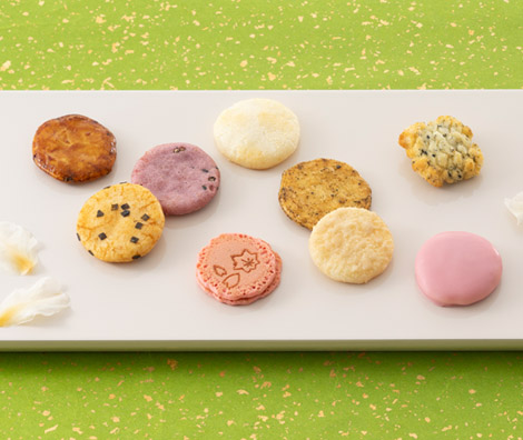 あられ詰め合わせ　いろどりの菓