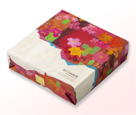 をぐら山春秋 あられ＆ショコラ 化粧箱(大)