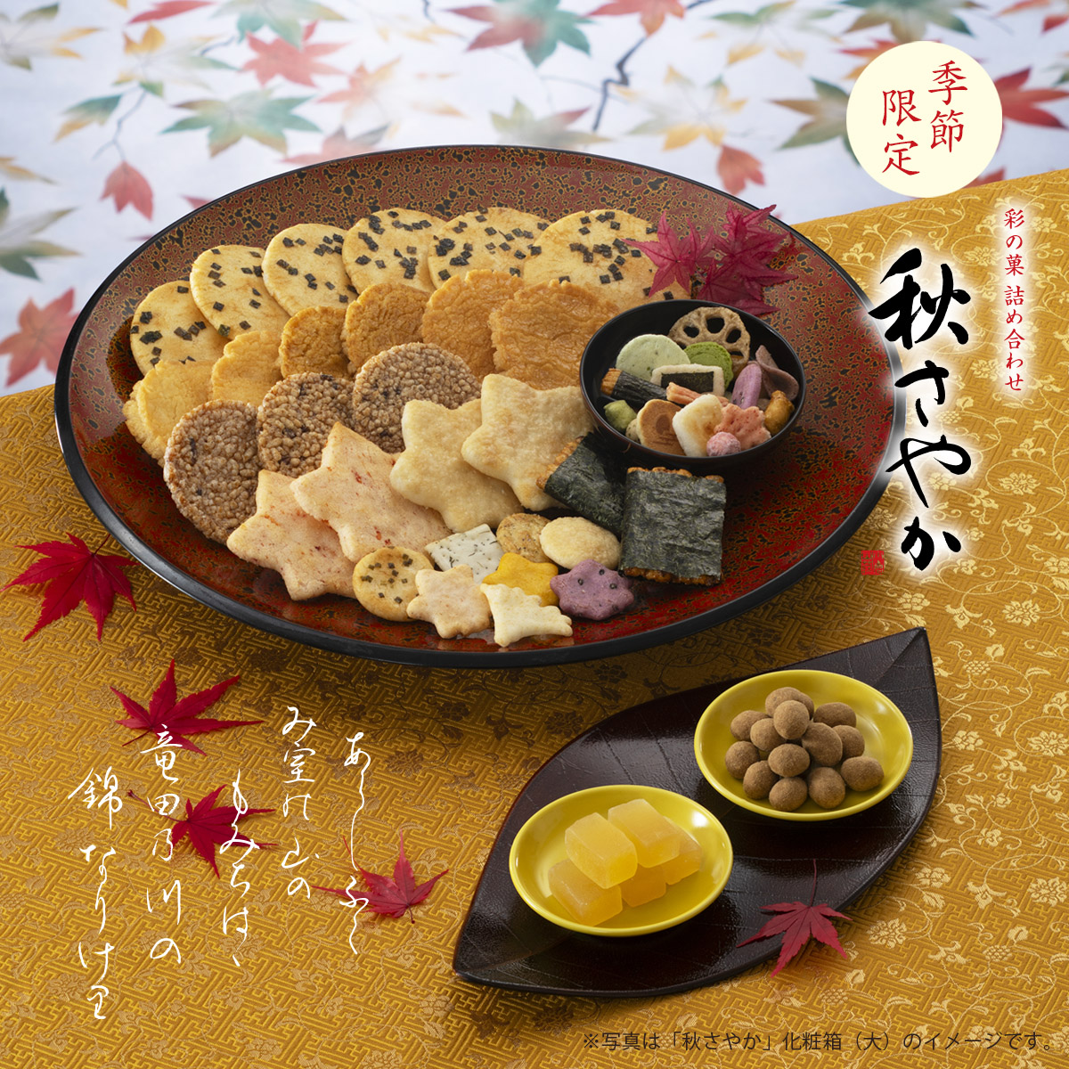 米菓・詰め合わせ/秋さやか(並び順：発売日)京都の煎餅(せんべい
