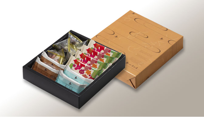 恋いろは 化粧箱(小)小倉山荘ショコラアソート 中箱