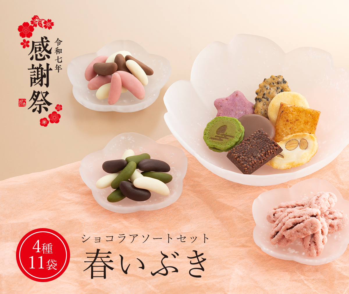 感謝祭限定品 ショコラアソートセット 春いぶき
