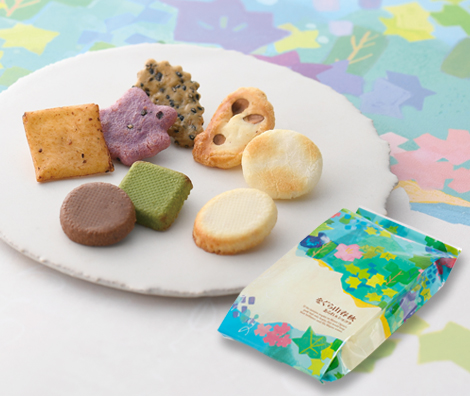 をぐら山春秋 あられ＆ショコラ ベイクドタイプ ご愛食用袋