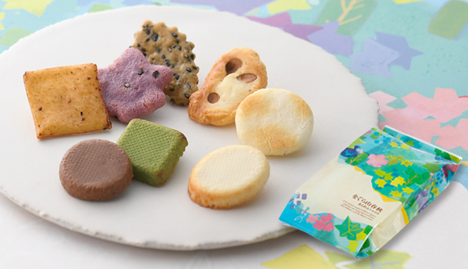 をぐら山春秋 あられ＆ショコラ ベイクドタイプ ご愛食用袋