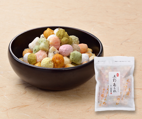 京・五彩あられ 五色豆入り