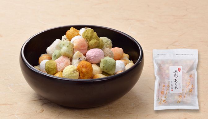 京・五彩あられ 五色豆入り