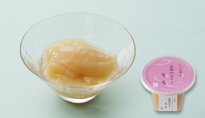 いづみ流るゝ 生果汁ゼリーもも