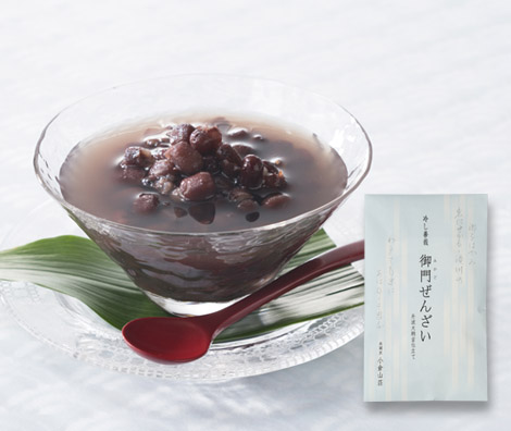 冷し善哉 御門ぜんざい 丹波大納言仕立て