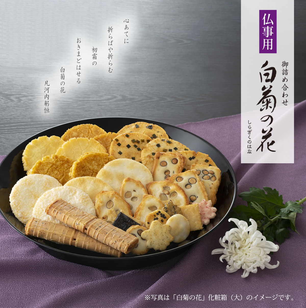 仏事用　白菊の花