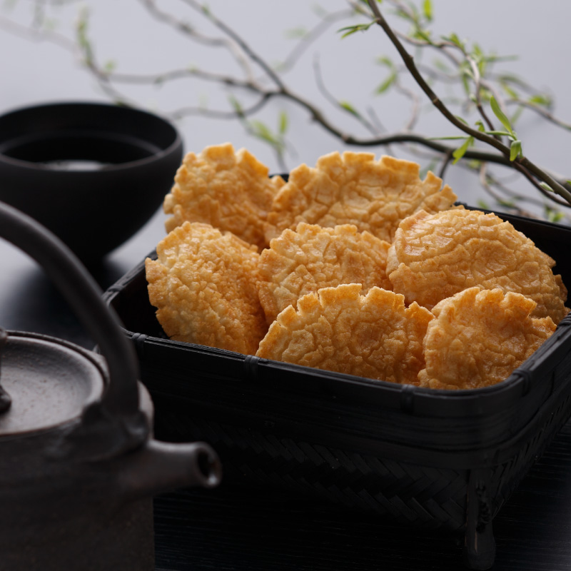 小倉名月甘醤油仕立て ご愛食用袋(甘醤油仕立て13枚): 米菓・詰め合わせ京都・老舗の煎餅(せんべい)あられ・おかき専門店 通信販売｜小倉山荘