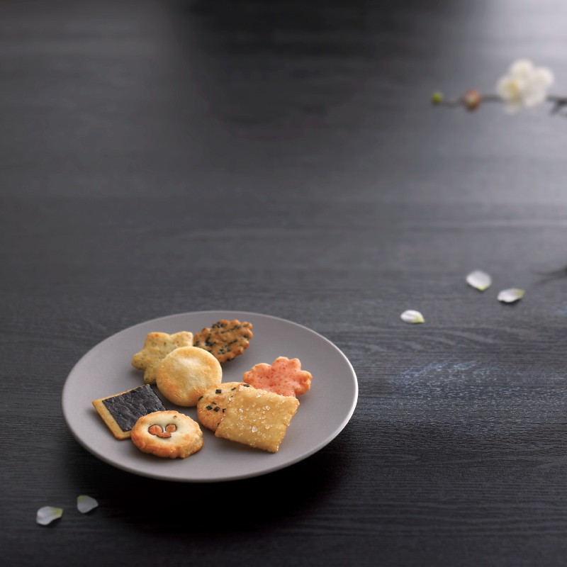 をぐら山春秋 ご愛食用袋(8ヶ入り10袋): 米菓・詰め合わせ京都・老舗の煎餅(せんべい)あられ・おかき専門店 通信販売｜小倉山荘