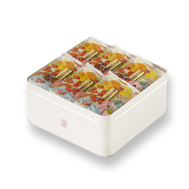 四季のあられ をぐら山春秋 大缶 煎餅 あられ ギフト 8ヶ入×30袋 プレゼント3,240円 係数25 2022 おかき