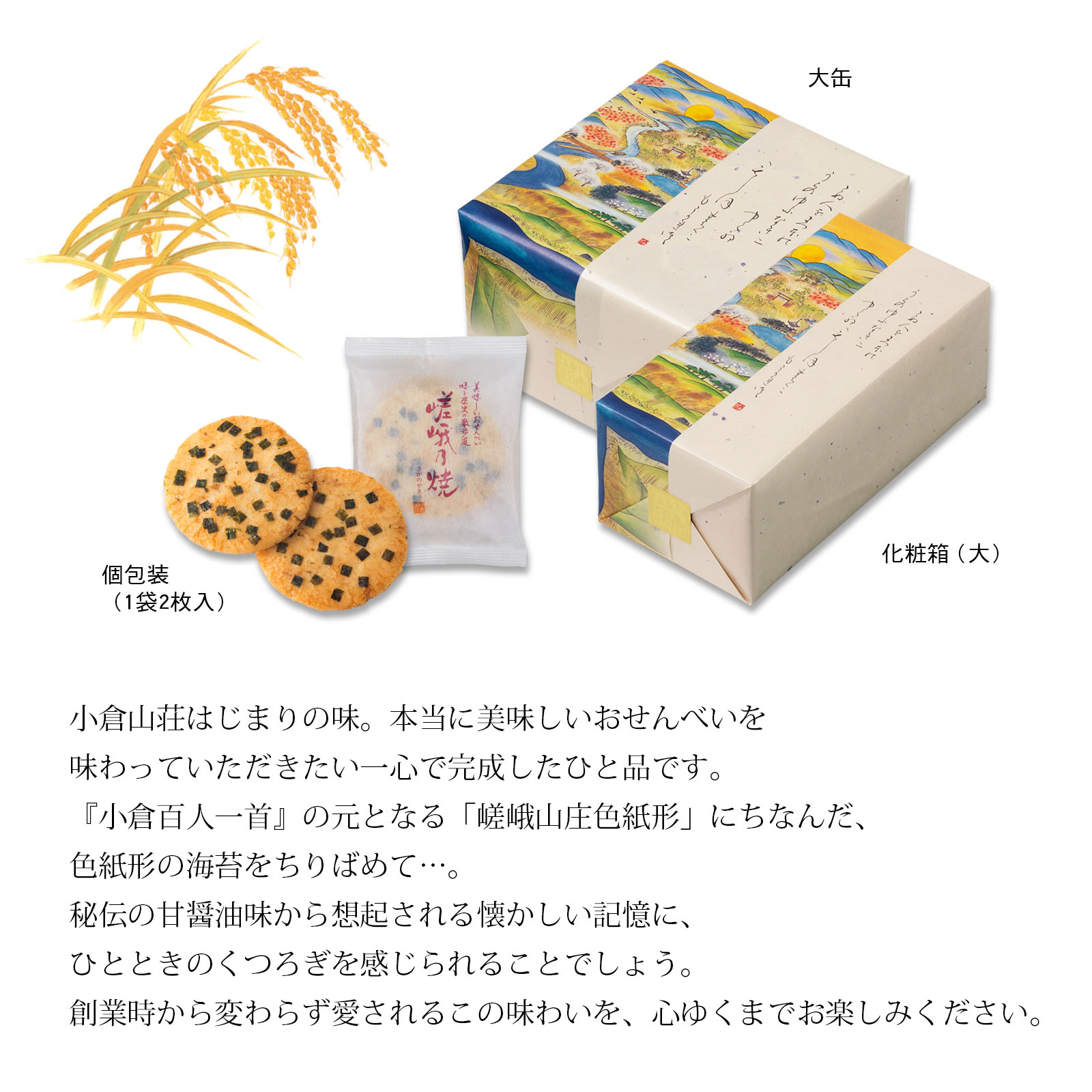 嵯峨乃焼 化粧箱(小)●