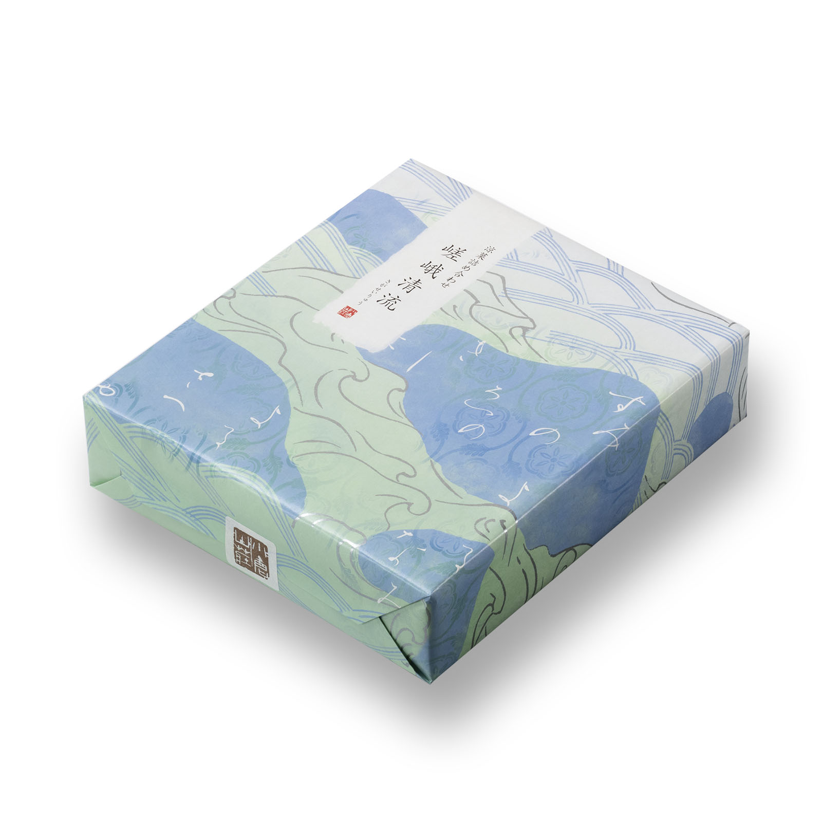 嵯峨清流 化粧箱 9個入(いづみ流るゝ3・寄石恋6): 米菓・詰め合わせ 