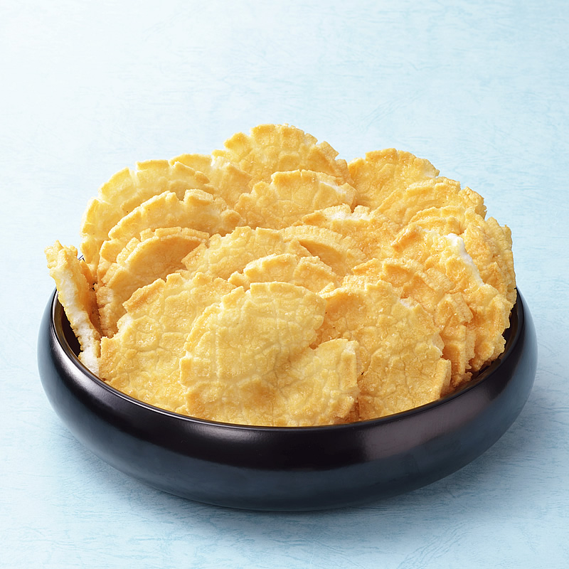 無撰別（無選別） 揚げせんべい 小倉名月うす塩仕立て●