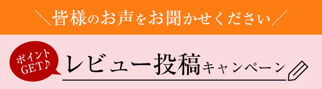 ポイントGETレビュー投稿キャンペーン
